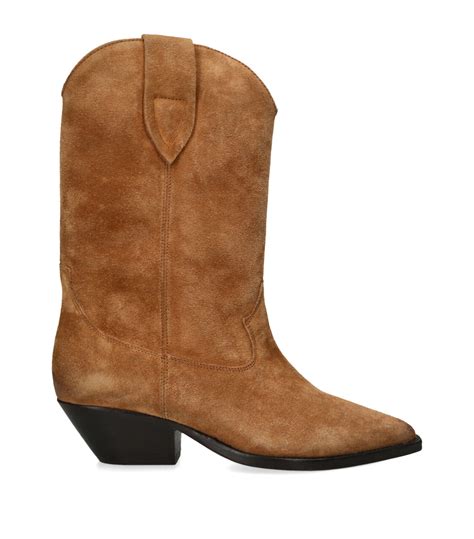 isabel marant suede cowboy boots.